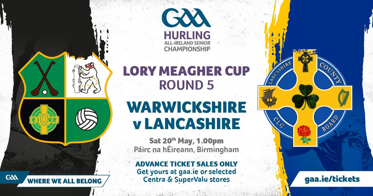 Lory Meagher Cup, Round 5: Warwickshire vs Lancashire – Matchday Info