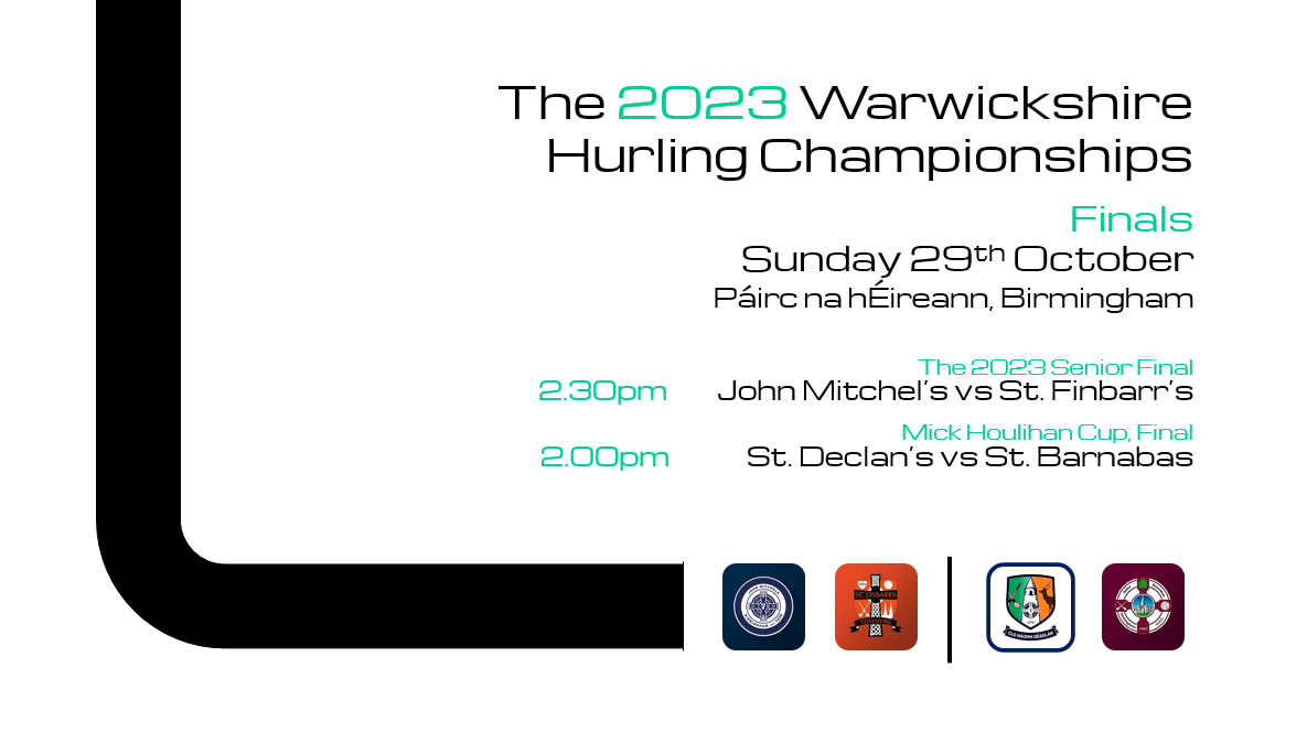 Warwickshire Senior Hurling Championship, Finals: Matchday Info