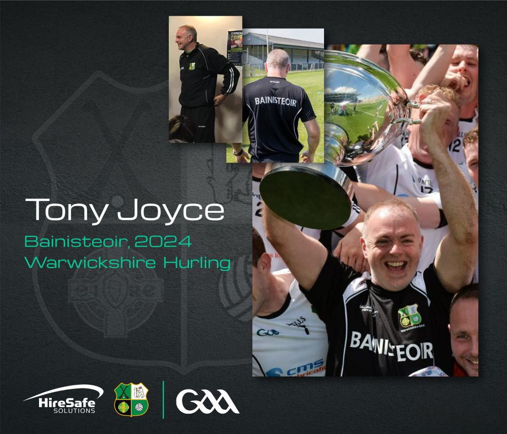 MANAGER APPOINTMENT: Welcome Tony Joyce