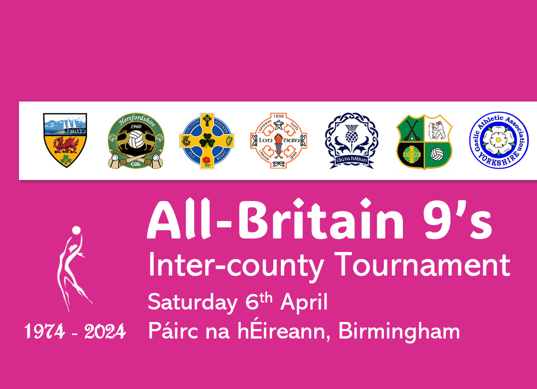 All-Britain Ladies Football 9s, Saturday 6th April: Matchday Info